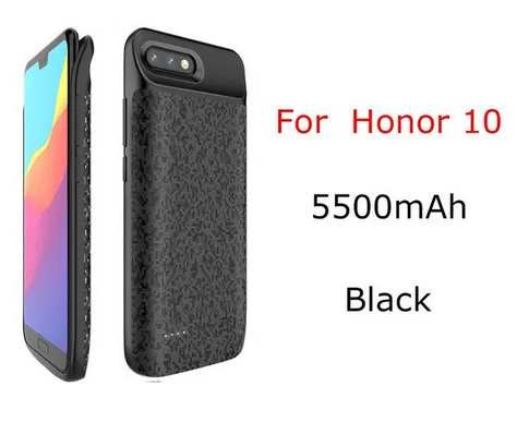 Neng 5500 мАч Батарея чехол для Honor 8 9 10 Lite Мощность внешний зарядный чехол для huawei P30 P20 Lite рro Мощность банка - Цвет: For Honor 10 5500mAh