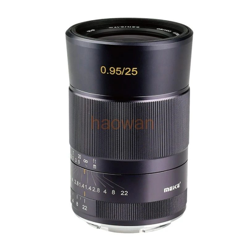 

25mm F0.95 Large Aperture Manual Focus Lens for APS-C canon eosm nikon1 sony a6000 a6300 m43 fuji fx XT1 mount camera