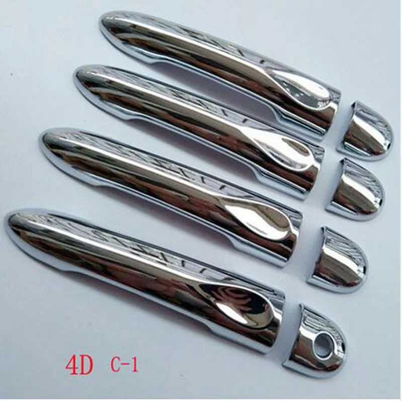8 шт. хромированные накладки на дверную ручку для Renault MEGANE 2010 2014|car styling stickers|for