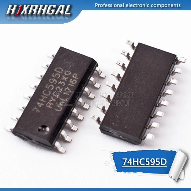 20 шт. 74HC595D SOP16 74HC595 SOP SN74HC595DR SMD 74595 | Электронные компоненты и принадлежности
