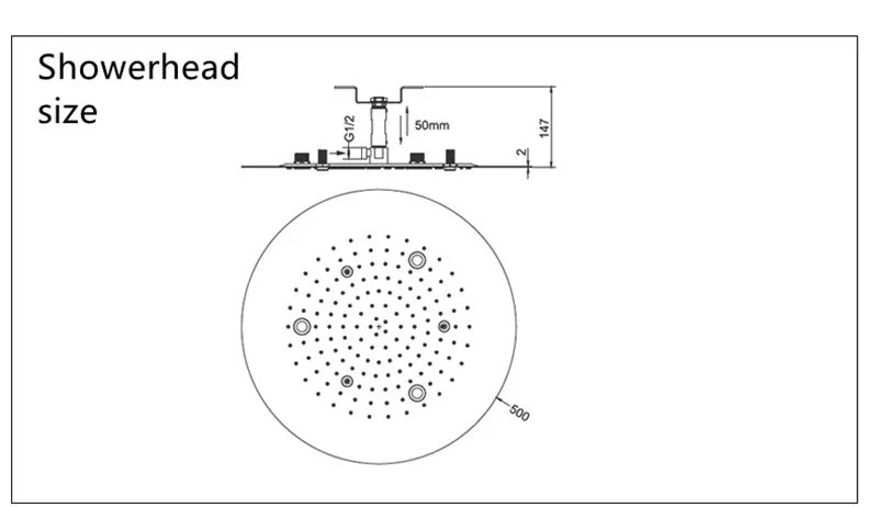 round shower head 1