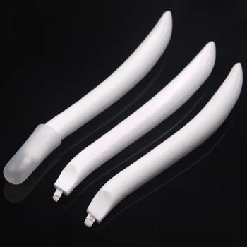 

10pcs New Sterilized Disposable microblading hand tools with cap manual eyebrow tattoo pen disposable microblading pens