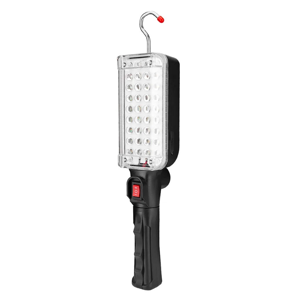 Многофункциональный 34SMD светодиодный светильник для работы Магнитный Подвесной контрольный Фонарь ручной фонарик крюк Фонарь рабочий свет для кемпинга 6,5