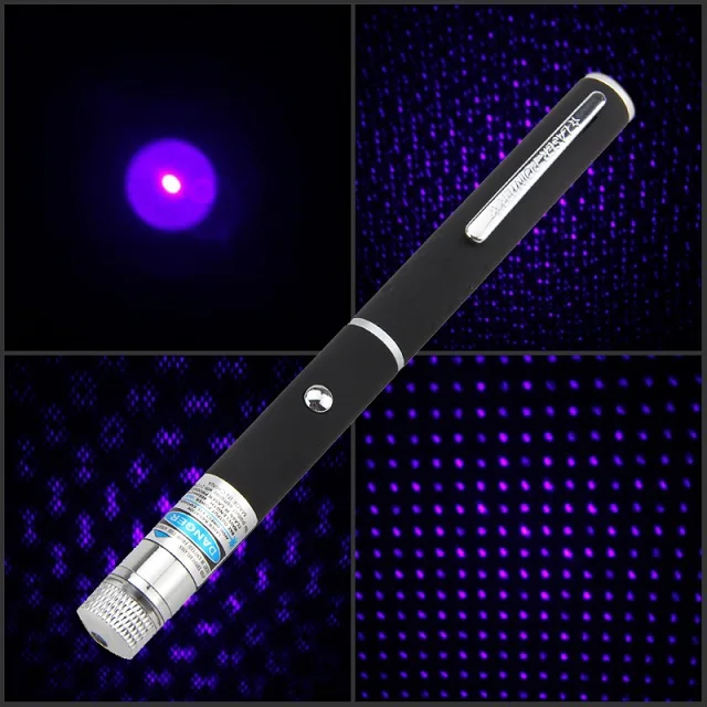 Мощная лазерная указка красный/зеленый/фиолетовый цвет звездная звезда лазерная ручка пучковый лазер 1 МВт лазер 532nm - Цвет: Фиолетовый