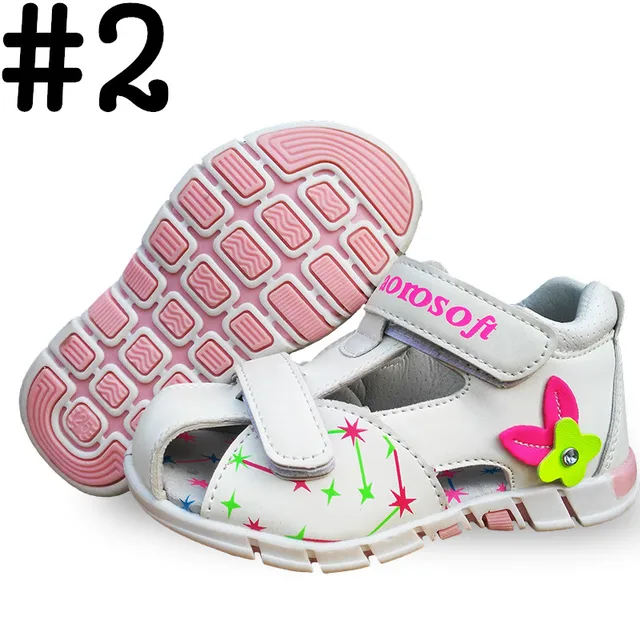 Lovely 1pair Summer Baby arch support Sandals antiskid Girl Orthopedic