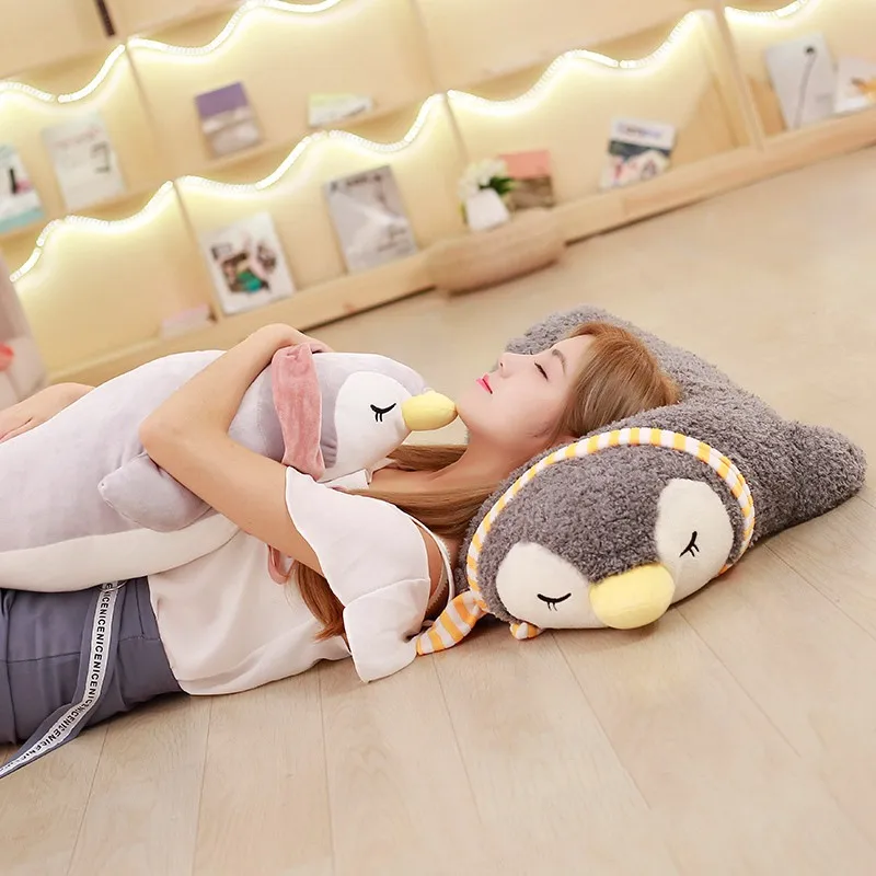 55 см/70 см/90 см мягкая милая плюшевая подушка с пингвином Kawaii игрушка Пингвин кукла