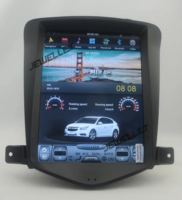 

9.7" tesla style vertical screen android 6.0 Car GPS radio Navigation for Chevrolet Cruze,Daewoo Lacetti, Holden 2008-2016