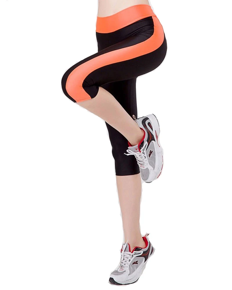 Женские тонкие сексуальные Полосатые Леггинсы с боковыми карманами, светоотражающие эластичные леггинсы для фитнеса, 9 стилей, быстросохнущие штаны для тренировок