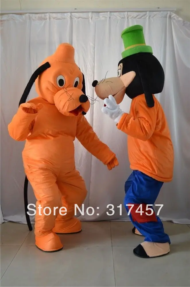 2017 NEW ARRIVE Big pluto and Goofy dog Fancy Dress Mascot Costume