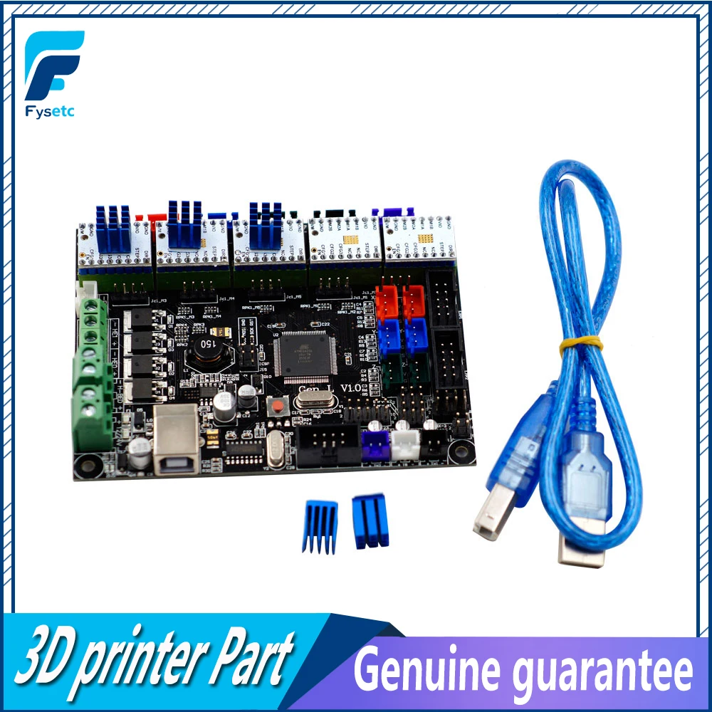 

Gen-L V1.0 Integrated Mainboard Gen L v1.0 With 5pcs TMC2208 V1.2 Stepper Drivers For Tarantula & Tornado 3D Printer
