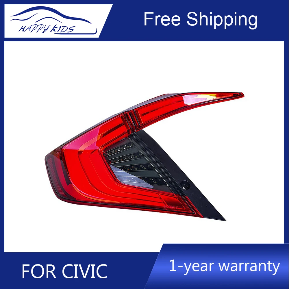 Автомобильный стильный стоп-задний светильник для Honda Civic 10 г светодиодный задний фонарь для нового Civic задний фонарь DRL+ тормоз+ Парк+ сигнальный светильник s