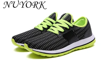 

New listing hot sales summer Breathable Mesh sports shoes Flying line knitting Running men's shoes zu-mz 800