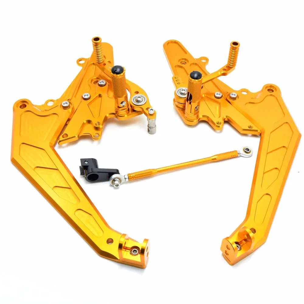 for Motorcycle Footboard Steps Motorbike rear Foot  Footrest Pegs Plate Pads For Kawasaki ZX6R zx 6r zx-6r 2009-2013 2010 2011