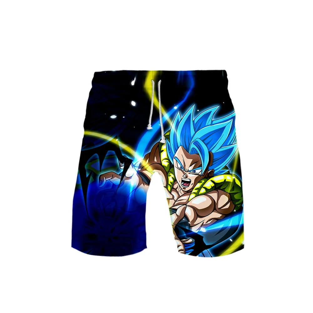 Горячие Dragon Ball Супер Broly мужские шорты Летняя мода Dragon Ball мужские пляжные шорты 3D принт Приморский повседневная одежда унисекс 4XL