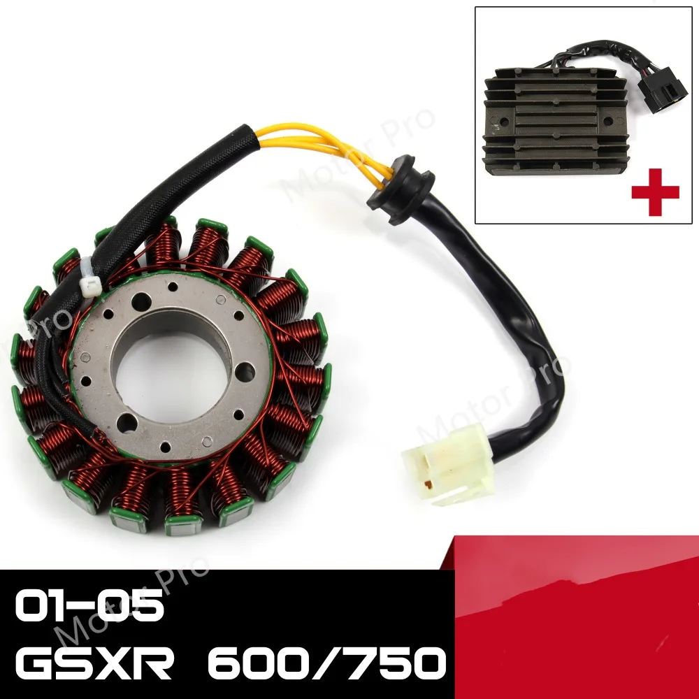 For Suzuki GSXR 600 750 2001 2005 Engine Stator Coil and Voltage