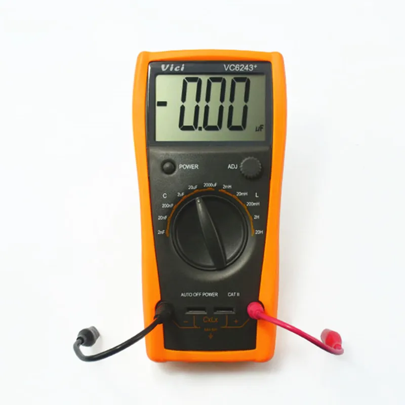 

VICHY VICI VC6243+ Digital Inductance Capacitance Meter Tester 0-2000uf LCR Digital Multimeter