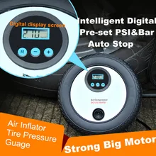 Digital Pre-set Portable 12V 150 PSI Car Tire Inflator Pump Mini Digital Compressor Auto Stop Pump Car air compressor цена Digital Pre-set Portable 12V 150 PSI Car Tire Inflator Pump Mini Digital Compressor Auto Stop Pump Car air compressor цены онлайн