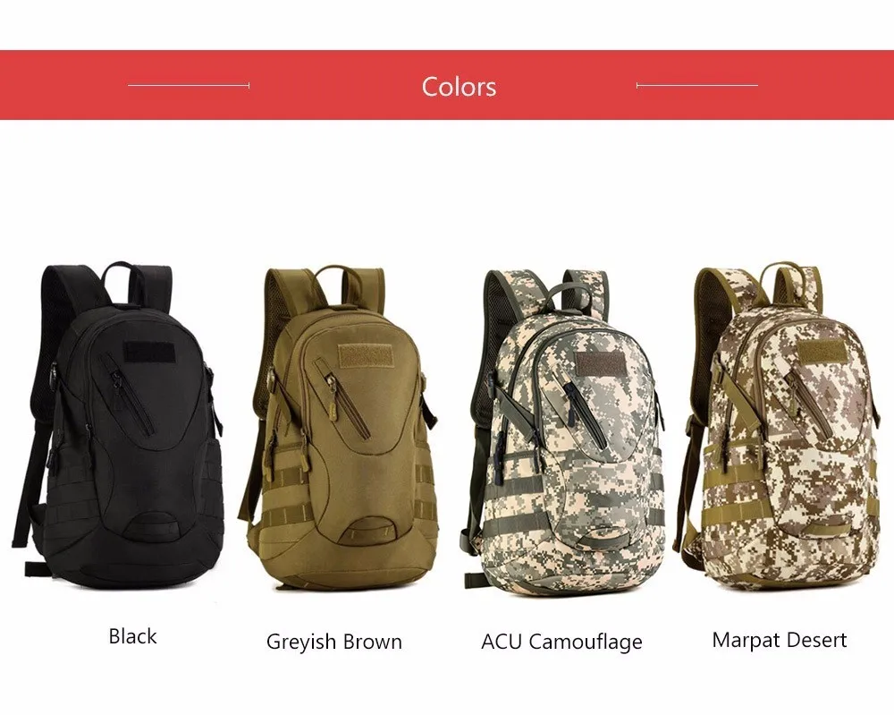 Impermeável ao ar Bolsa do Exército Protetor Mais Militar Mochila Livre Viajar Ciclismo Tático Acampamento Caminhadas Bolsa Durável 20l 8 High Quality Esporte e Lazer