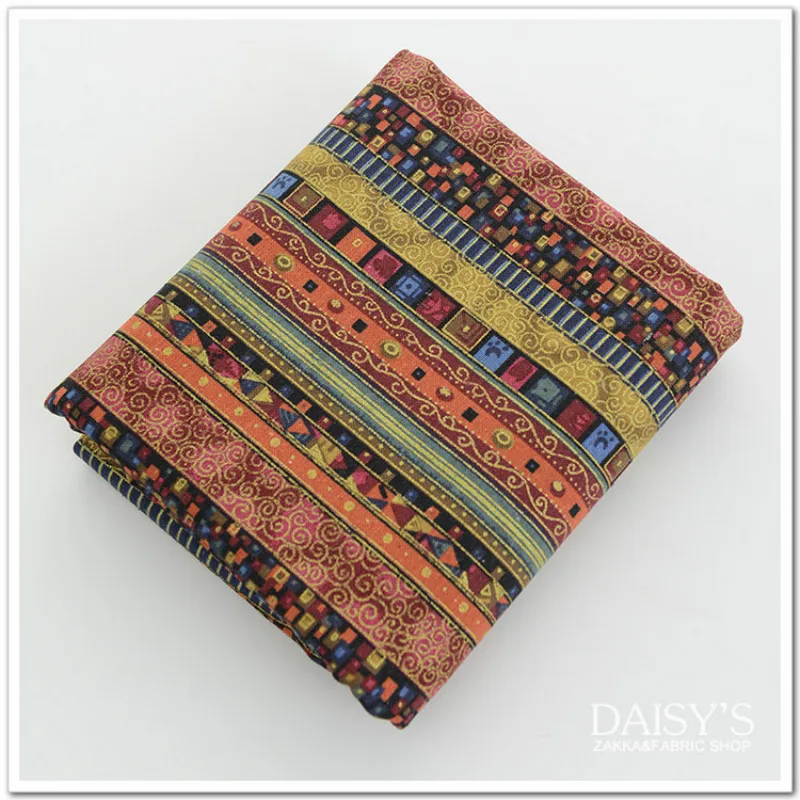 

50*150cm Floral African Cotton Linen Fabric by half meter for DIY Handmade Textile Sewing Patchwork cotton fabric