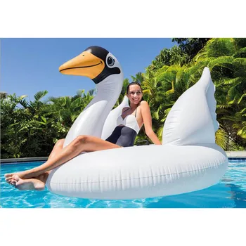 

INTEX original authentic inflatable big swan animal mount water play adult children's toys flotador gigante materac do wody