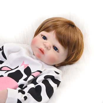 

Bebes reborn soft body silicone vinyl reborn baby boy alive doll child gift toy dolls reborn 23"57cm waterproof menino bonecas