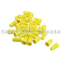 Желтый P4 Давление винт на электрический провод Соединительная гайка 30 шт