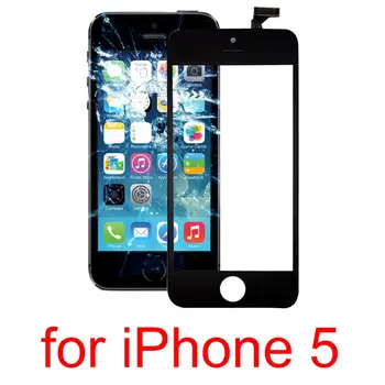 

For iPhone 5 Touch Panel Glass with Front LCD Screen Bezel Frame & OCA Optically Clear Adhesive for iPhone 5