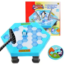 Пингвин ловушка активировать забавную игру интерактивные изделия для крошения льда стол Пингвин ловушка развлекательная игрушка для детей игра для всей семьи