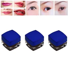 3 цвета тату чернила haicar 1 шт. черный коричневый кофе пигмент для микроблейдинга постоянный макияж брови и губы татуировки чернила довольно новые