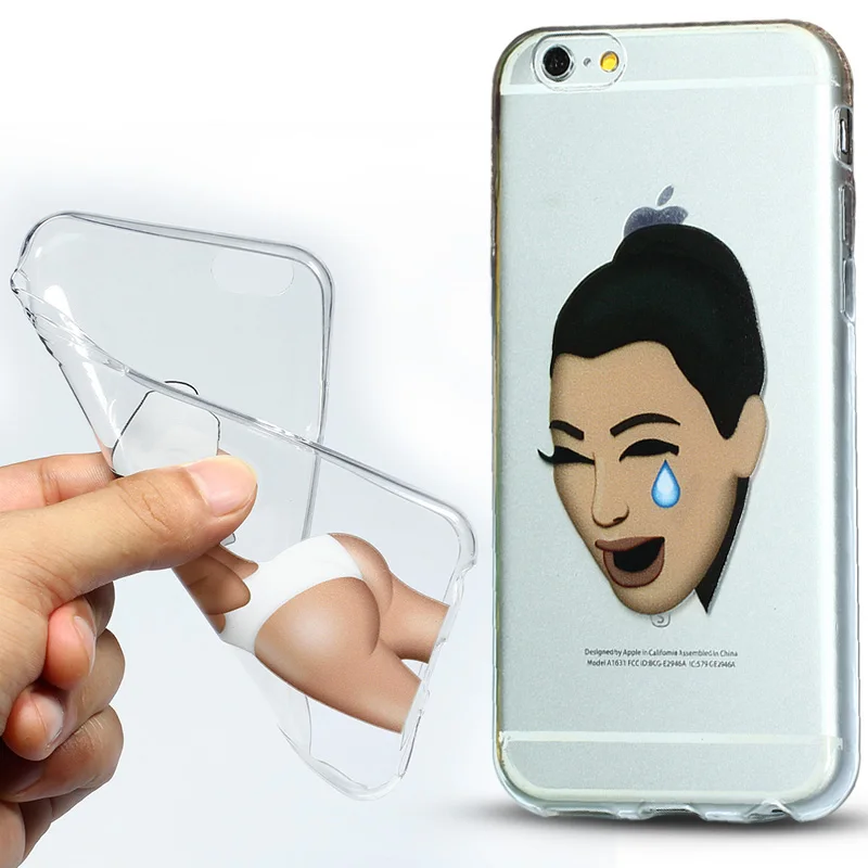 Case Cover For iphone 6 6S 6 S Silicone Sexy Funny Face