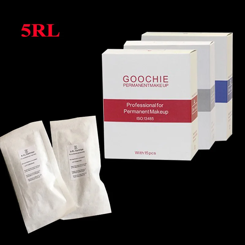 

15 pcs 1RL/3RL/5RL/5F Micro Needles for Goochie M8 Cartridge Needle goochie microblading for goochie permanent makeup machine
