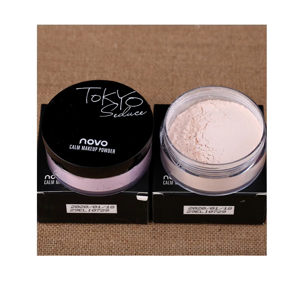 4 Color Matte Loose Powder Oil Control Soft Light Silk Face Concealer Skin Finish Powder Translucent Foundation Makeup Tool L58
