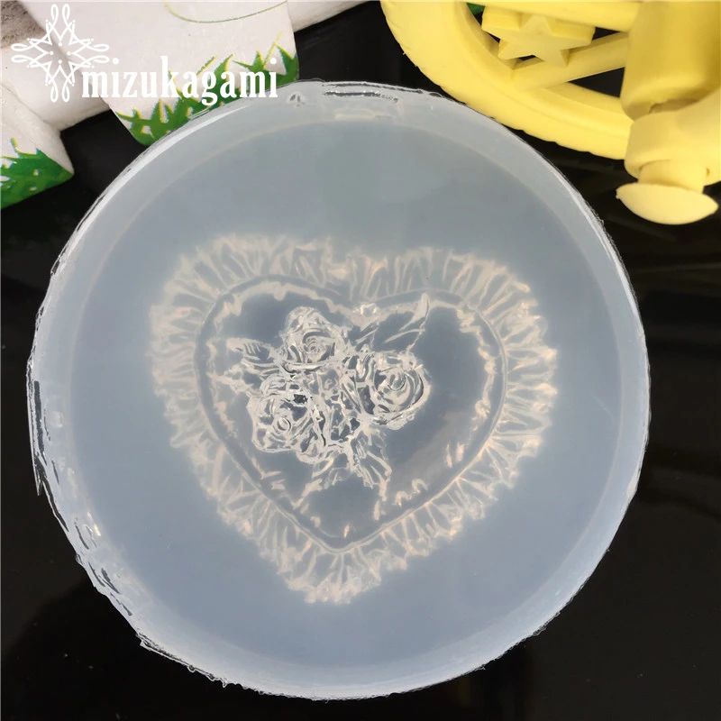 

1pcs UV Resin Jewelry Liquid Silicone Mold Love Heart Glue Originalit Charms Molds For DIY Intersperse Decorate Making Jewelry