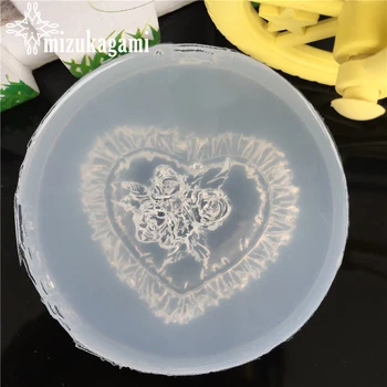 

1pcs UV Resin Jewelry Liquid Silicone Mold Love Heart Glue Originalit Charms Molds For DIY Intersperse Decorate Making Jewelry