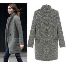 Manubeau толстый однотонный Тренч пальто для женщин британский стиль тонкий полный рукав отложной воротник Женская Повседневная зимняя одежда