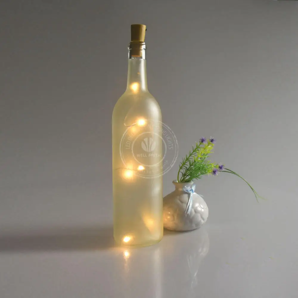 1M 20L LED bottle stopper string lights cork light for bar/party/home
