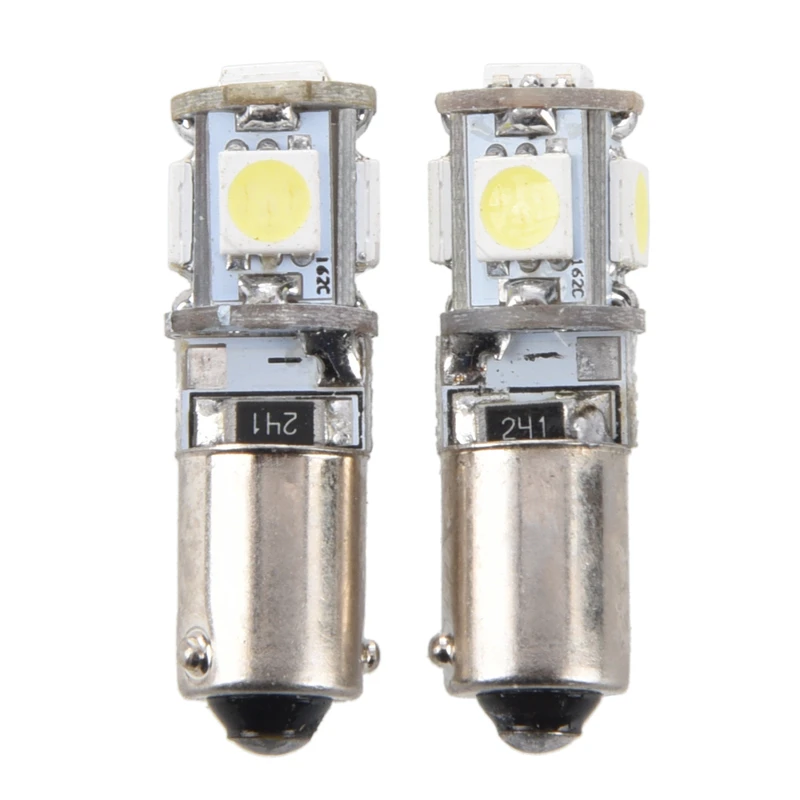 

2X Canbus 5 SMD LED Parking Light Bulb H6W BAX9S Trend