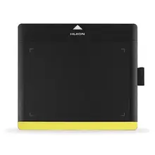 Huion Built-in Card Reader with MicroSD Card Graphics Drawing Pen Tablet – 680TF (Black & Yellow)