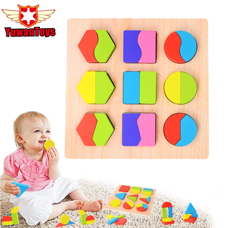 

Baby Wooden Toys Learning Baby Toys Geometry Educational Toys For Children Baby puzzle Early Development Children Gift