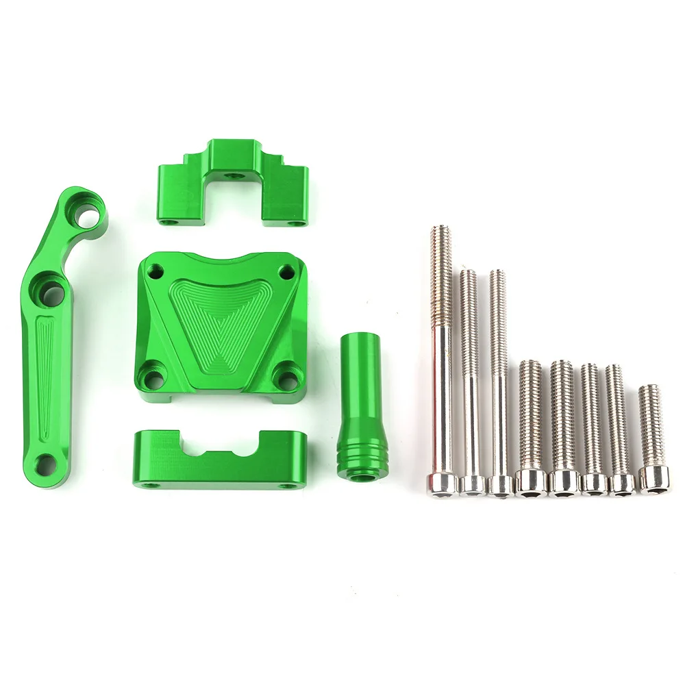 

For Kawasaki Ninja 300 Ninja300 2013 2014 2015 2016 Steering Damper Stabilizer Bracket Mount Holder Kit CNC Aluminum Motorcycle