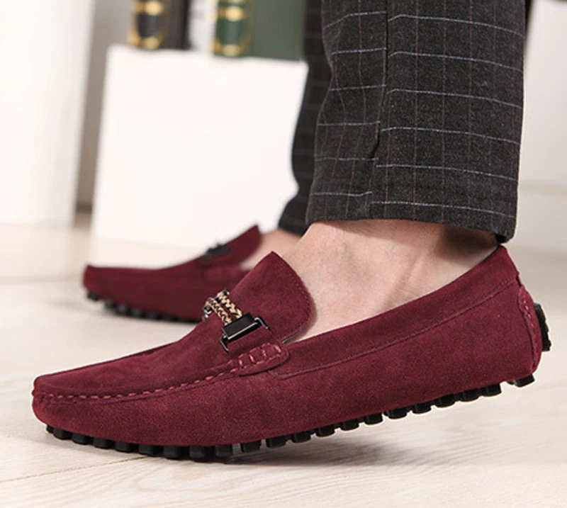 estilo hombre mocasines de gamuza suave ocasionales de conducción Slip on zapatos de hombre zapatos de los planos|shoes size 4 5|shoe shoesshoe mens - AliExpress