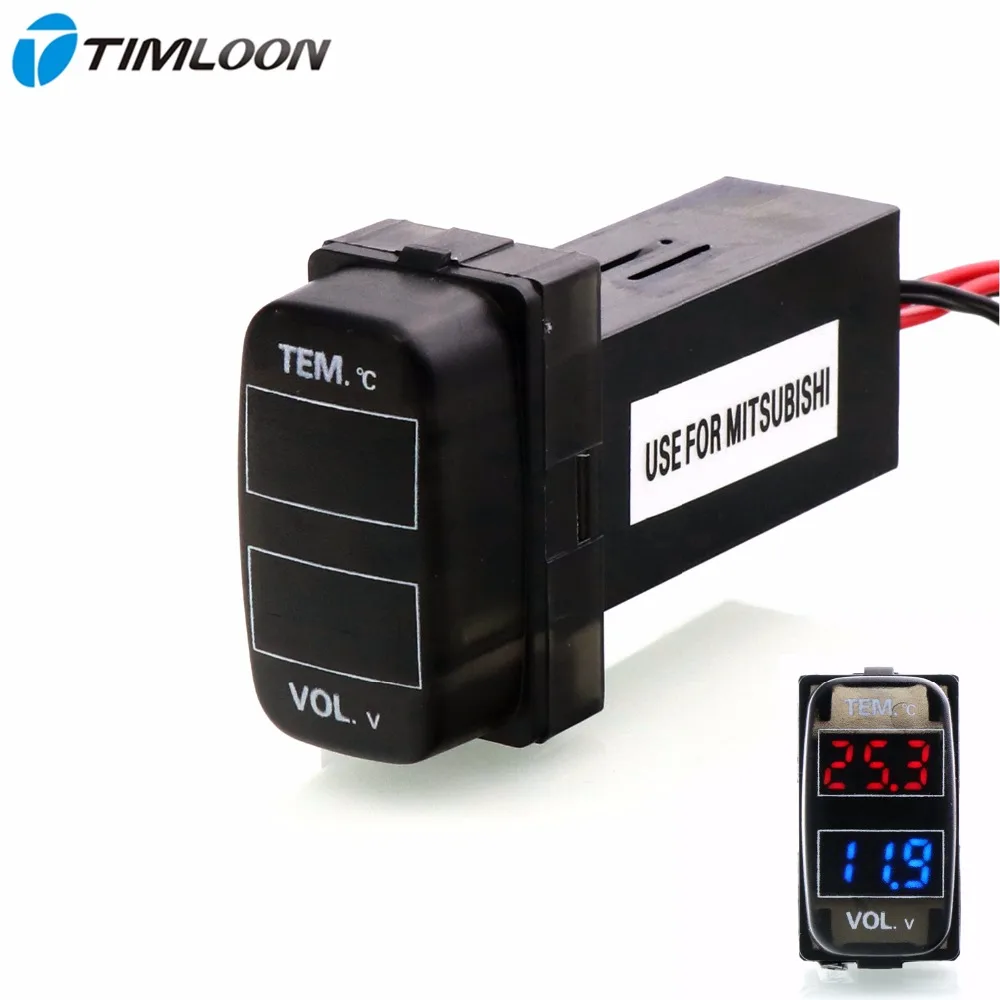 Original Car Interface 12V Special Design With Voltage and Temperature Display Use For Mitsubishi,asx,lancer,outlander,pajero