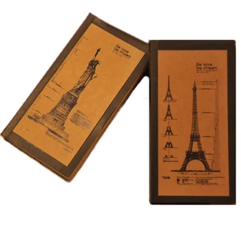 

Vintage Notepad School Office Notebook Retro Kraft Inside Pages Diary Book