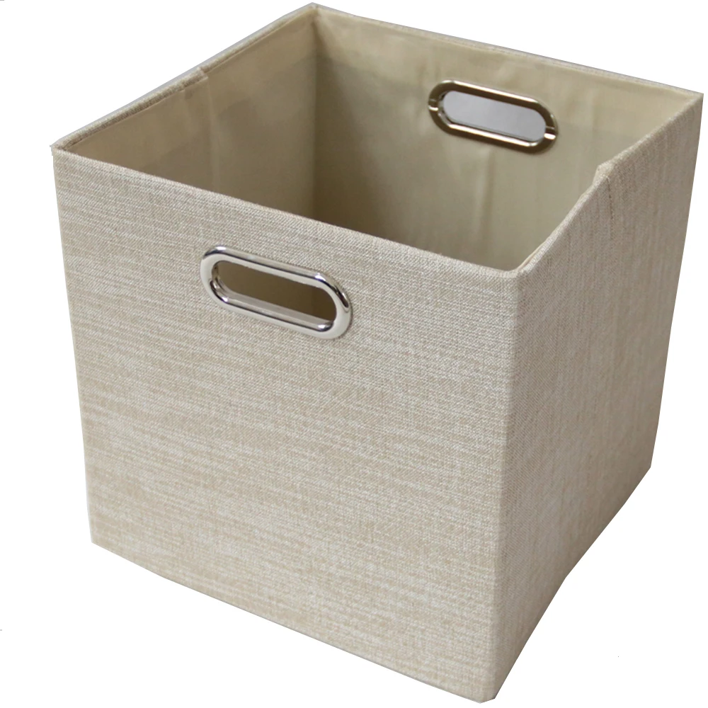 

multi-purpose foldable sundry storage box fashion folding storage box closet linen cloth organizer cabinet box 28CMX28CMX28CM