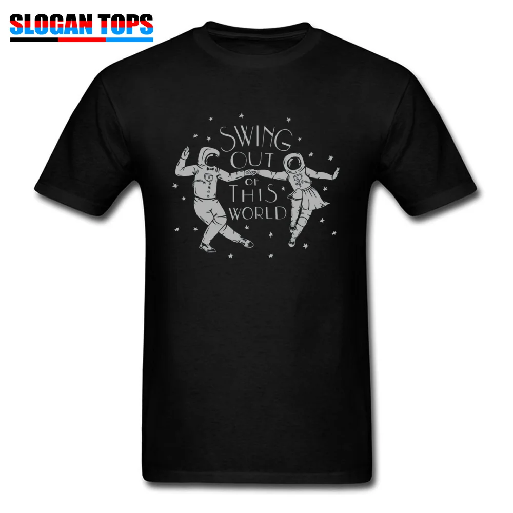  Casual Tops Shirts Hot Sale Short Sleeve Men T Shirts TpicOriginaltitle Custom Summer Fall Tops & Tees Round Collar Swing Out of This World 10484 black