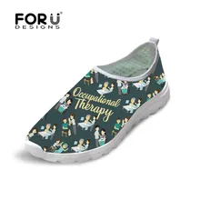 FORUDESIGNS/Осенняя женская обувь на плоской подошве с принтом; кроссовки с сеткой; Женская дышащая обувь на платформе;
