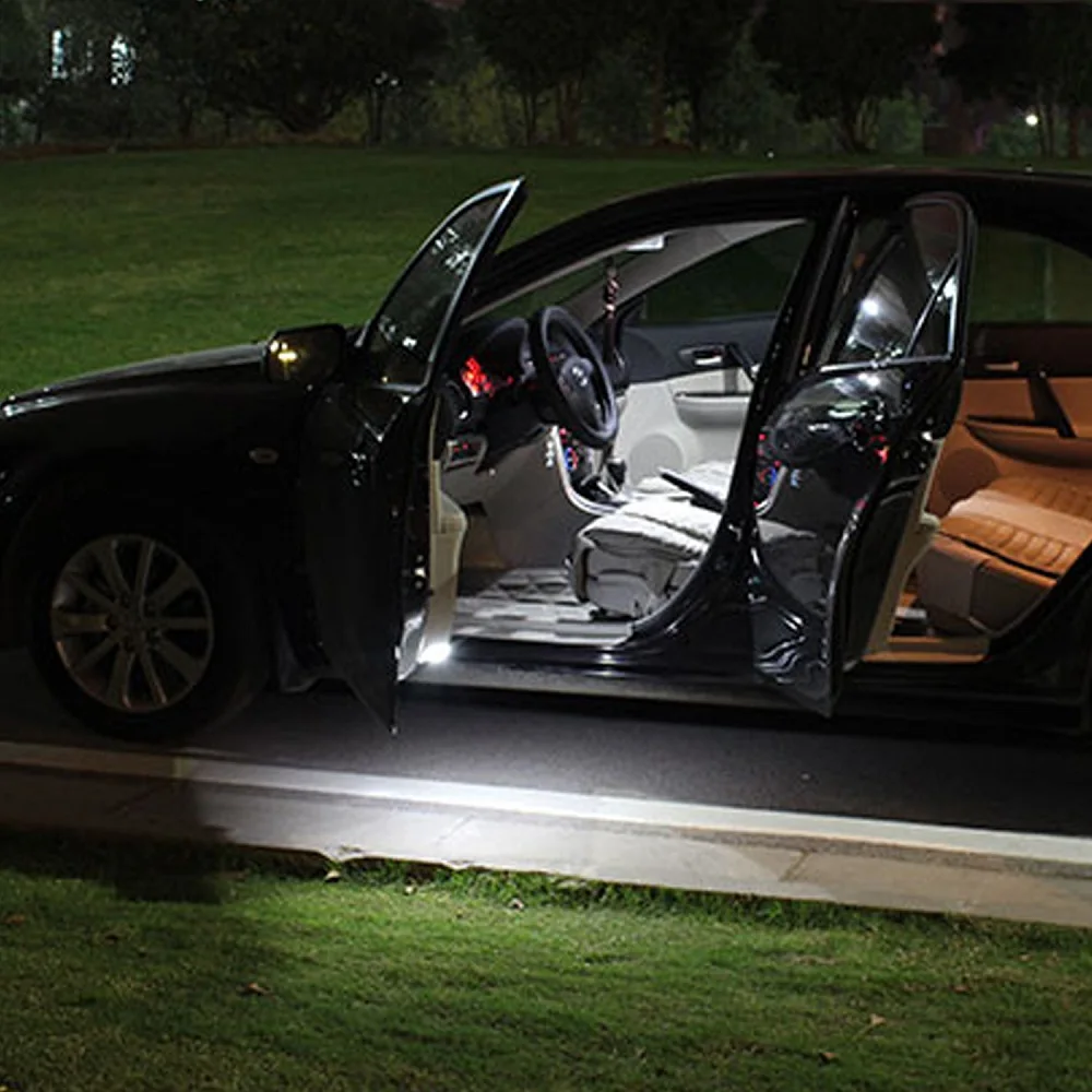 10x T10 W5W светодиодные лампы Canbus автомобильный интерьерный светильник зазор сигнала поворота лампа для VW Touareg Touran Polo Tiguan Bora Caddy CC GTI