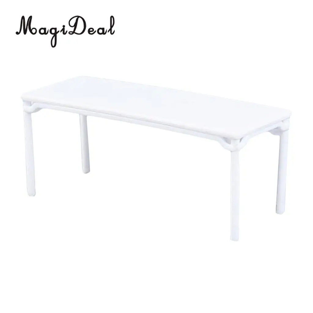 MagiDeal 1/25 DIY China Style Assembly Furniture Table Desk Model for Miniature Scenery Building Layout Decor Display Toy
