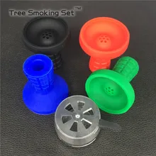 1 шт. металлический кальян, чаша на угле Chicha Narguile 1 шт. силиконовая чаша для воды, курительная трубка, плита, принадлежности для горелки dab bong