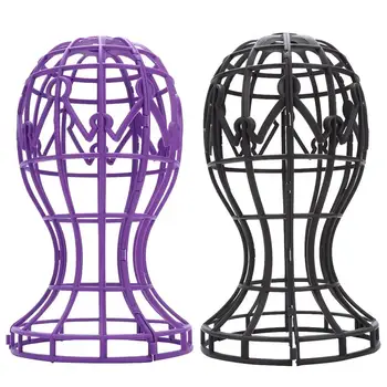 

Foldable Wig Display Support Stand ABS Professional Cap Display Holder Folding Wig Air Dry 2 Colors
